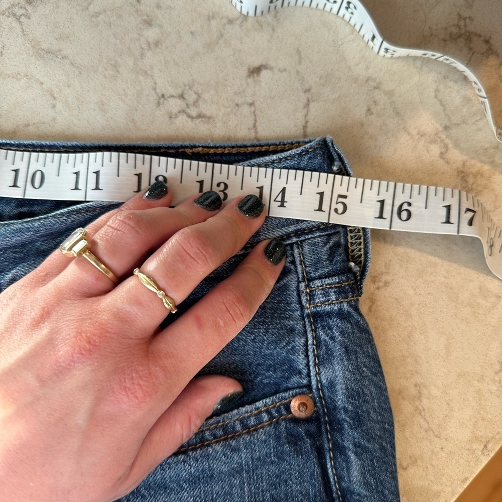 Levi's Blue Distressed Women Jeans - Picture 5 of 6